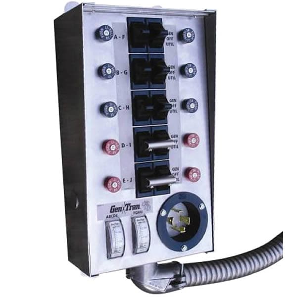 Gen-Tran 30310V 30-Amp 120/240V 10-Circuit Indoor Transfer Switch