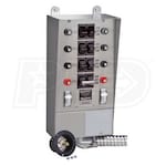 Reliance Controls 30-Amp (120/240V 8-Circuit) Indoor Transfer Switch w/ Inlet