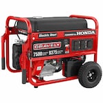 Gravely 7500 Watt Portable Generator w/ Honda GX Engine