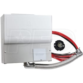 View Reliance Controls Pro/Tran 2 - 30-Amp (120/240V 8-Circuit) Transfer Switch w/ Wattmeters & Inlet