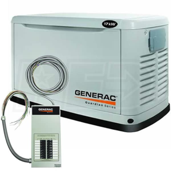 Generac Guardian EGD-5524KIT 17kW Home Standby Generator System 16
