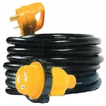 Camco Power Grip Series™ 25-Foot 30-Amp RV Locking Electrical Adapter