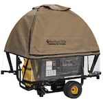 CAT® RP12000 E - 12,000 Watt Electric Start Portable Generator (49-State) w/ GenTent® Stormbracer® Rain/Wet Weather Safety Canopy