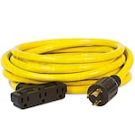 Champion 48034 - 30-Amp (3-Prong) 25-Foot Convenience Cord w/ (3) 20-Amp Outlets
