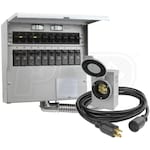 Champion 100297 - 8000 Watt Electric Start Dual Fuel Portable Generator (CARB) w/ 30-Amp Power Transfer Kit