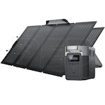 EcoFlow DELTA 1000 - 1008Wh Portable Power Station w/ (2) 220-Watt Bifacial Solar Panels