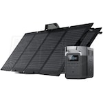 EcoFlow DELTA 1300 - 1260Wh Portable Power Station w/ (2) 110-Watt Solar Panels
