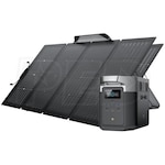 EcoFlow DELTA Max 1600 - 1612Wh Portable Power Station w/ (2) 220-Watt Bifacial Solar Panels
