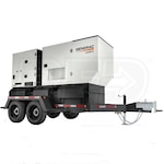 Generac 140kW (Prime) / 155kW (Standby) Skid-Mount Diesel Generator (John Deere Engine) w/ Single-Axle Trailer