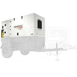 Generac 36kW (Prime) / 40kW (Standby) Skid-Mount Diesel Generator (Isuzu Engine) w/ Tandem-Axle Trailer