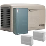 Kohler 20kW Composite Home Standby Generator Bundle (200A Service Disc. w/ Load Shedding & (2) Power Relay Mod.)