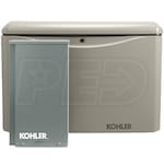 Kohler 20RCAL-200SELS 20kW Aluminum Standby Generator System (200A Service Disc. w/ Load Shed) + QwikHurricane® Pad + Battery