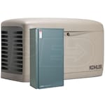 Kohler 20kW Composite Standby Generator System (200A Service Disc. w/ Load Shedding) + QwikHurricane® Pad + Battery