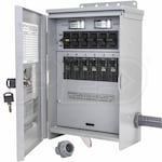 Reliance Controls Pro/Tran 2 - 20-Amp (120/240V 6-Circuit) Outdoor Transfer Switch w/ Wattmeters & Inlet