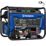 Westinghouse WGen5300DF - 5300 Watt Electric Start Dual-Fuel Portable Generator w/ Wireless Remote Start & RV Outlet (CARB)