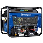 Westinghouse WGen5300DFc - 5300 Watt Electric Start Dual-Fuel Portable Generator w/  RV Outlet & CO Sensor (CARB)