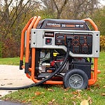 operate generator outside