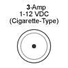 3-Amp DC - Cigarette Adapter