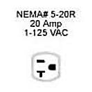 NEMA 5-20R Single (Wall-Type)