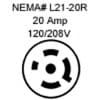 NEMA L21-20R