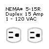 NEMA 5-15R (Wall-Type)