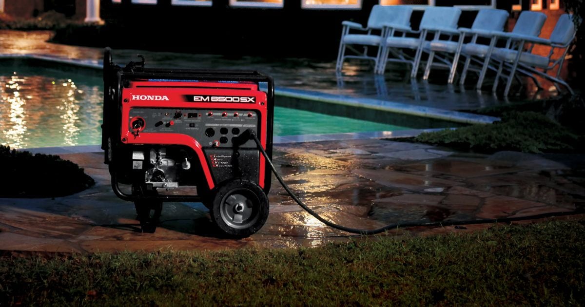 Carrying a Portable Generator