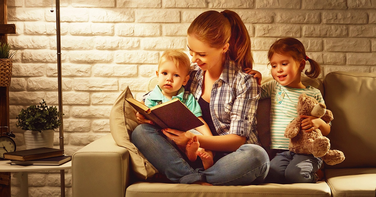 Reading lamp and family