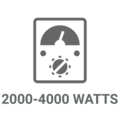 2000 - 4000 Watts