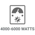4000 - 6000 Watts