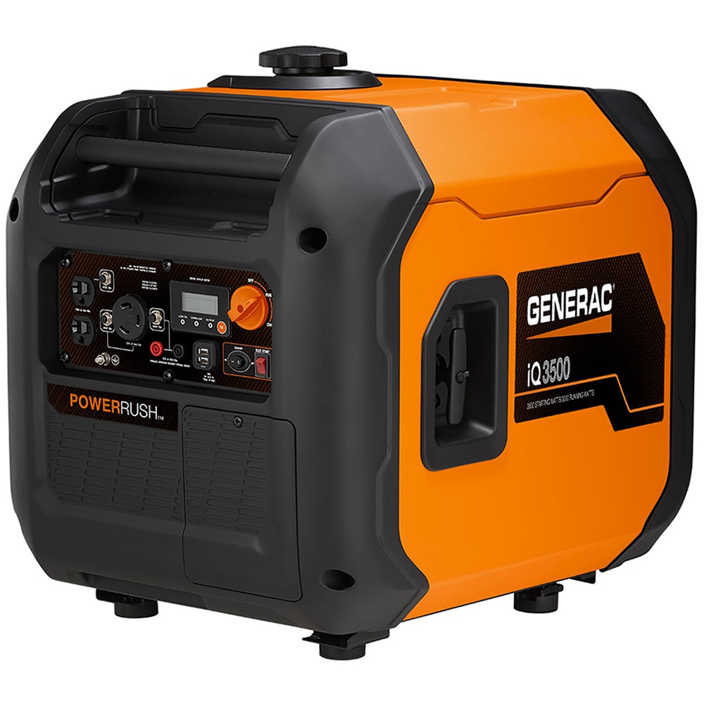 Generac iQ3500 - 3000 Watt Ultra-Quiet Electric Start Portable Inverter Generator 