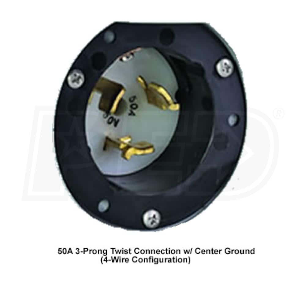 Reliance Controls PB50 50Amp Power Inlet Box w/ FlipLid