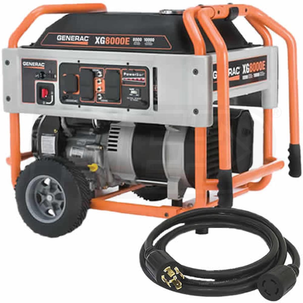 Generac EGD5747CORDKIT XG8000E 8000 Watt Electric Start Portable