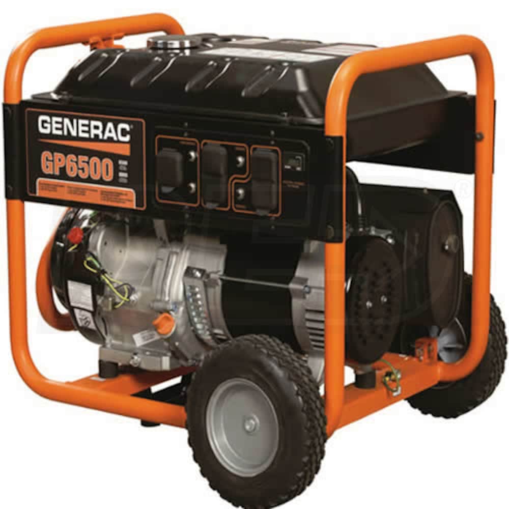 Generac 5976 Gp6500 6500 Watt Portable Generator Csa Approved