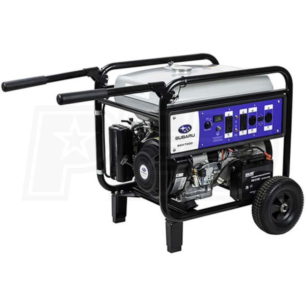 Subaru SGX7500E 6700 Watt Electric Start Portable Generator