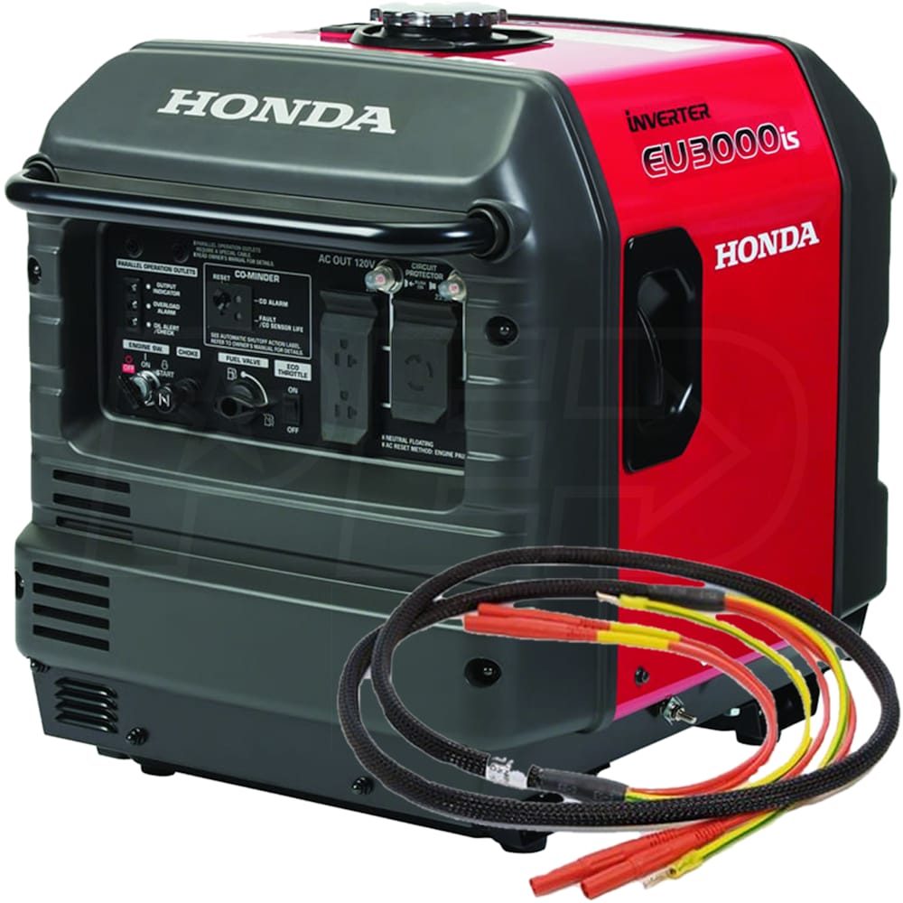 Honda EGD-HONDA3000KIT EU3000is Inverter Generator w/ CO-Minder Honda Eu3000i 50a Parallel Power Kit