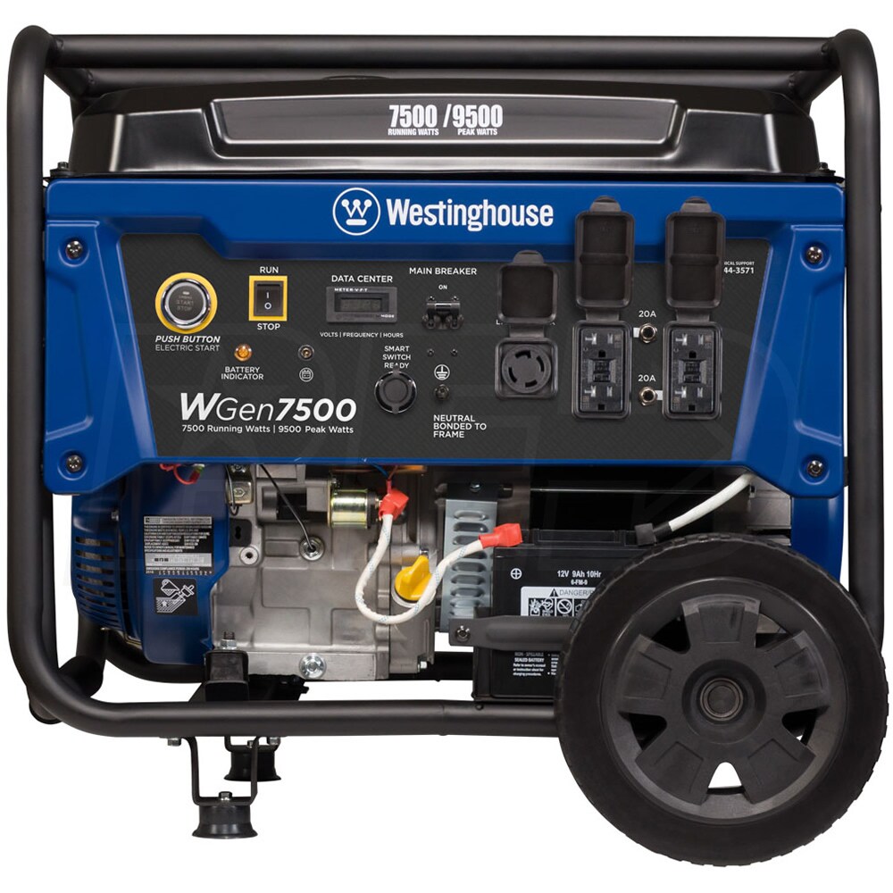 Westinghouse WGEN7500 WGen7500 7500 Watt Electric Start Portable