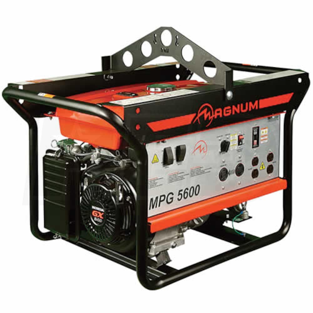 Magnum MPG5600E 5000 Watt Electric Start Portable Generator w/ Honda