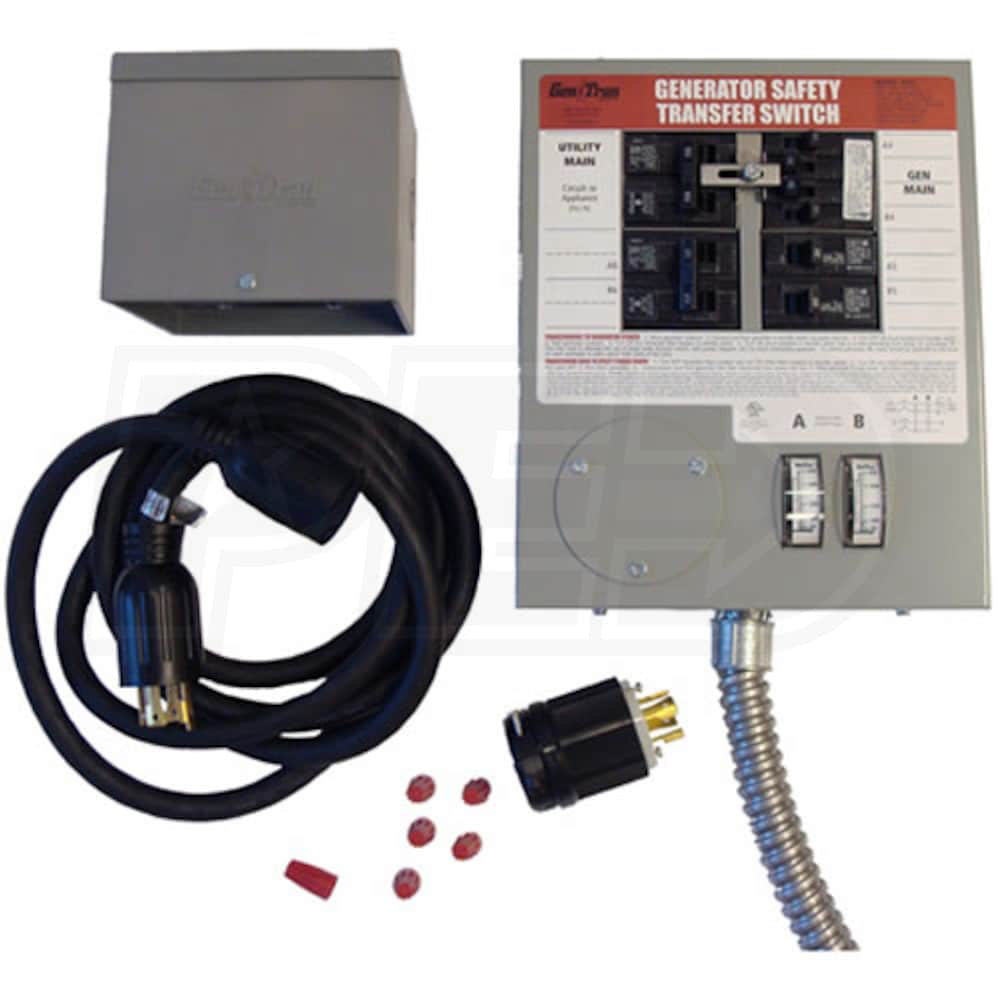 Generac 6408 30 Amp Amp Power Transfer Switch Kit 6 10 Circuits