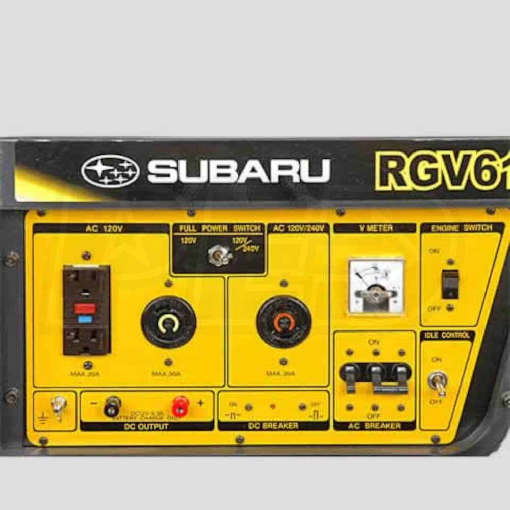 Subaru RGV6100 Robin 4800 Watt Industrial Portable Generator