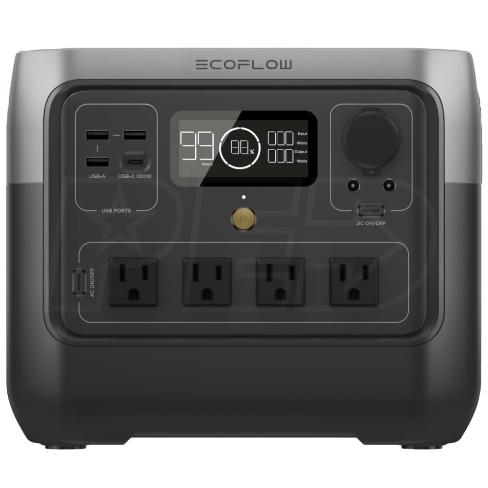 EcoFlow RIVER 2 Pro Portable Power Station ZMR620-B-US B&H Photo