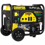 Champion 100165 - 7500 Watt Electric Start Dual Fuel Portable Generator (Scratch & Dent)