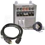 Reliance Controls 20-Amp (6-Circuit) Indoor Power Transfer Switch Kit w/ 25 Foot Cord