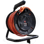 Generac 6883 - 50' Extension Cord for Portable Generators w/ Cord Reel & (4) 15-Amp Outlets