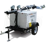 Generac MLT4200IF4-STD - 20kW Towable Diesel Horizontal Mast Light Tower w/ Isuzu Engine & Manual Winch
