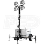 Generac MLT5080K-STD - 8kW Towable Diesel Horizontal Mast Light Tower w/ Kubota Engine & Manual Winch