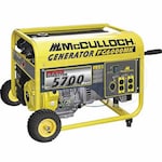 McCulloch 5130 Watt Portable Generator w/ Control Panel