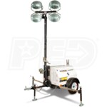 Generac MLT4080K-STD - 8kW Towable Diesel Horizontal Mast Light Tower w/ Kubota Engine & Manual Winch