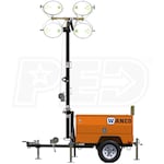 Wanco 4 x 1000 Watt Towable Light Tower w/ Kubota Diesel Engine