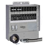 Reliance Controls 30-Amp (120/240V 10-Circuit) Transfer Switch w/ Interchangeable Breakers & Inlet