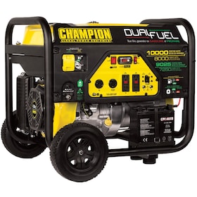 View Champion 100297 - 8000 Watt Electric Start Dual Fuel Portable Generator (CARB)